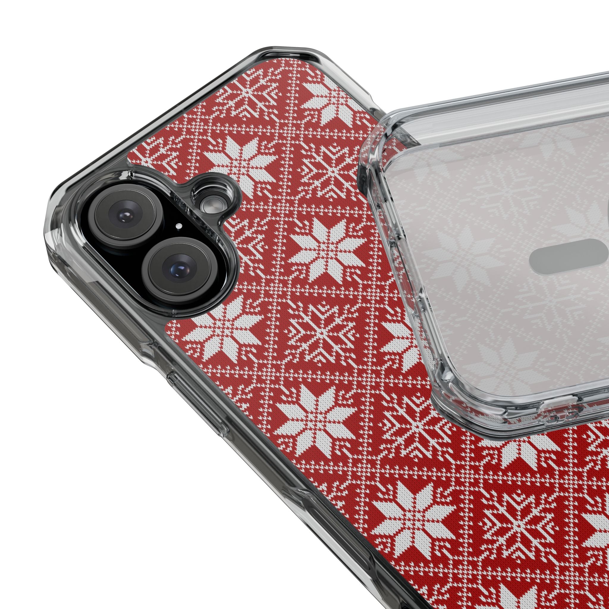 Snow Flake - Magnetic Clear Impact Case