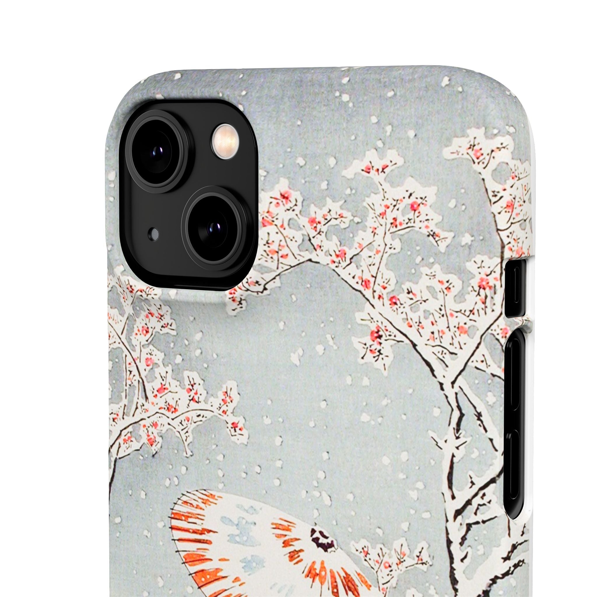 Plum Tree in Snow by Hiroaki Takahashi - Snap Case