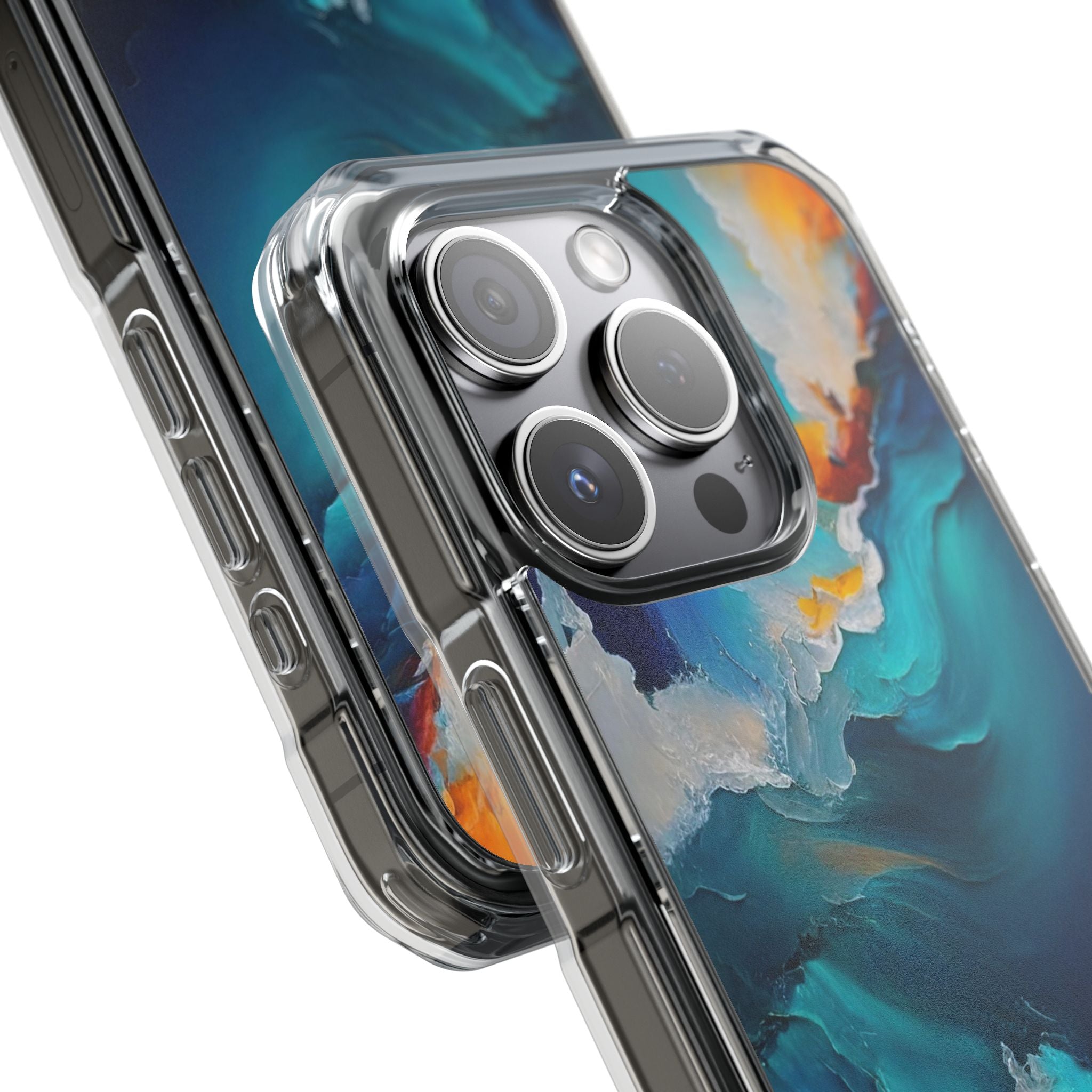 Brushstrokes - Magnetic Clear Impact Case