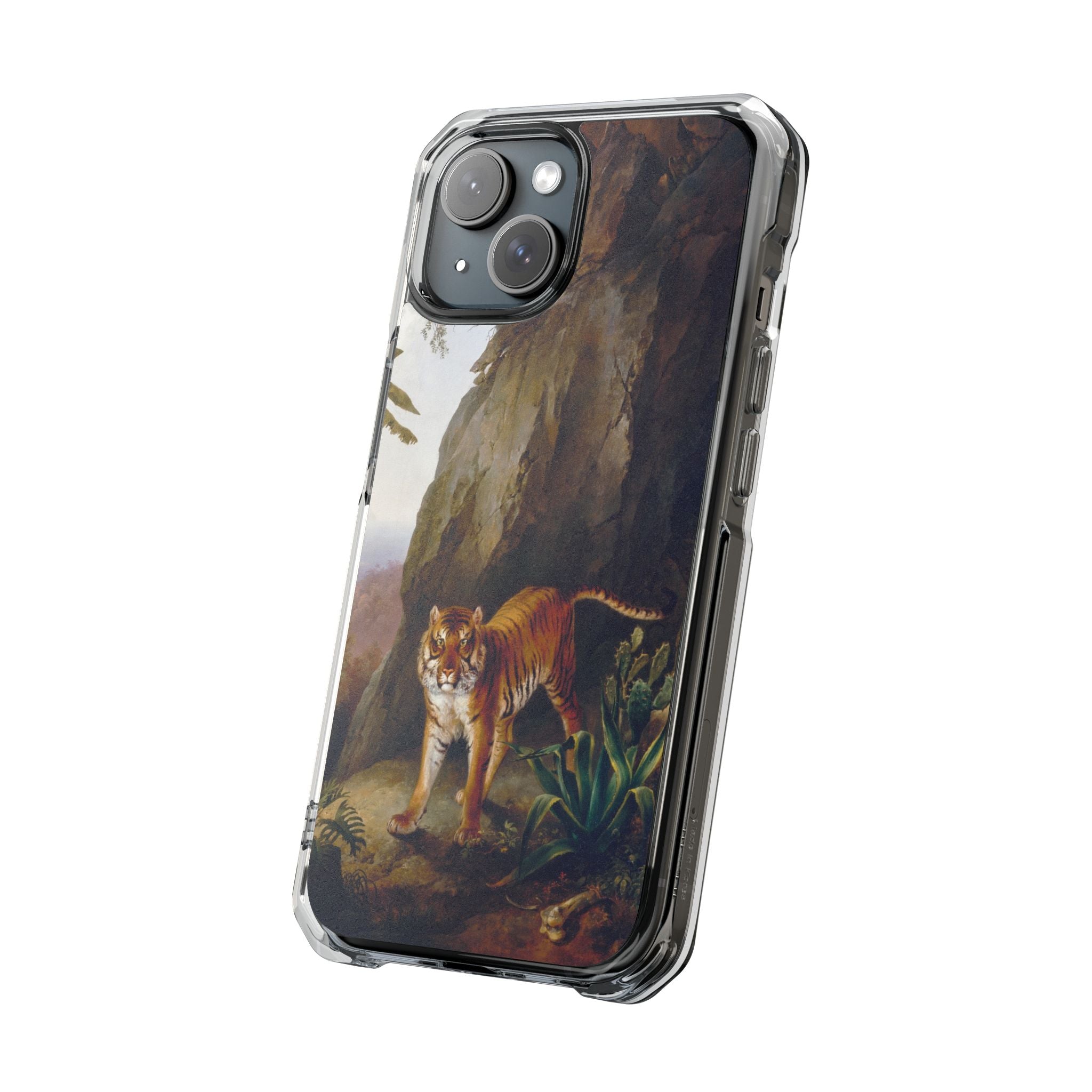 Tiger in a Cave (ca. 1814) - Magnetic Clear Impact Case