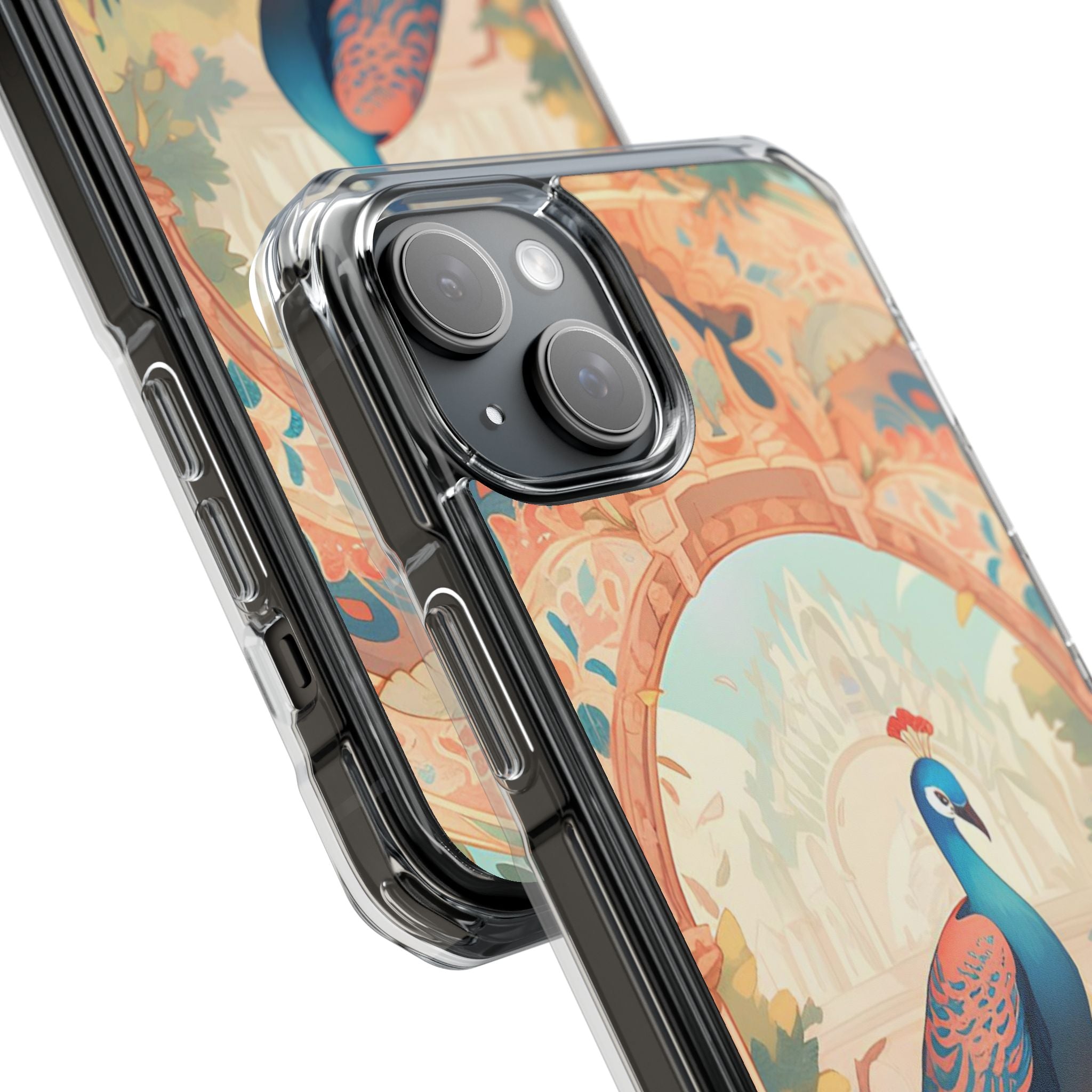 Peacock - Magnetic Clear Impact Case