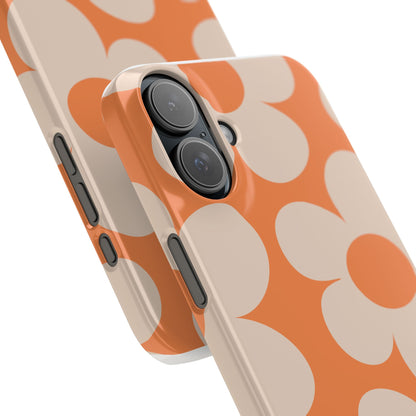Retro Flowers - Snap Case