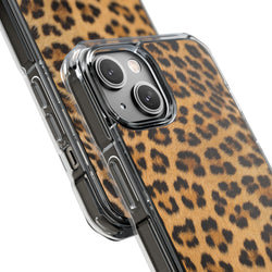 Image of Leopard - Magnetic Clear Impact Case