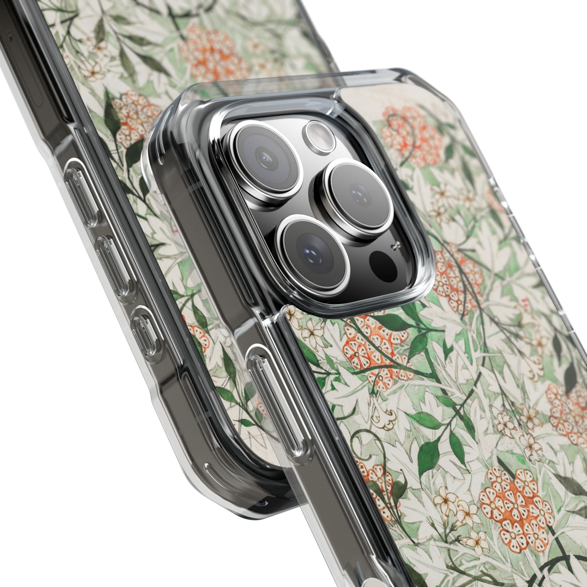 William Morris's (1834-1896) famous Jasmine pattern artwork - Magnetic Clear Impact Case