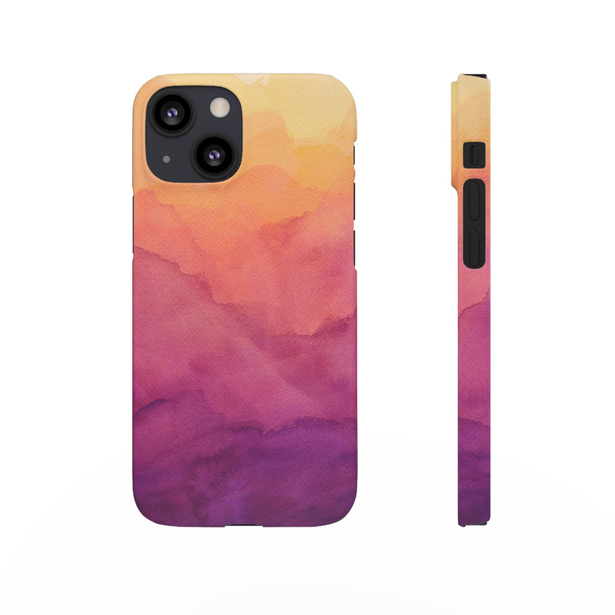 Watercolour Sunrise - Snap Case