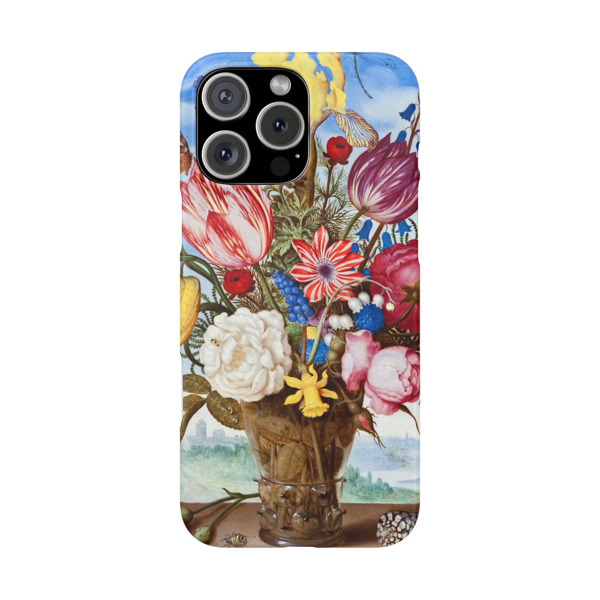 Bouquet of Flowers by Ambrosius Bosschaert - Snap Case