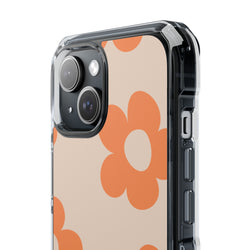 Image of Retro Petals - Magnetic Clear Impact Case