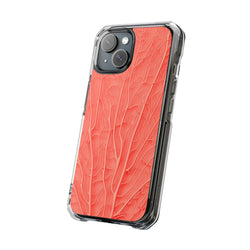 Image of Coral - Magnetic Clear Impact Case