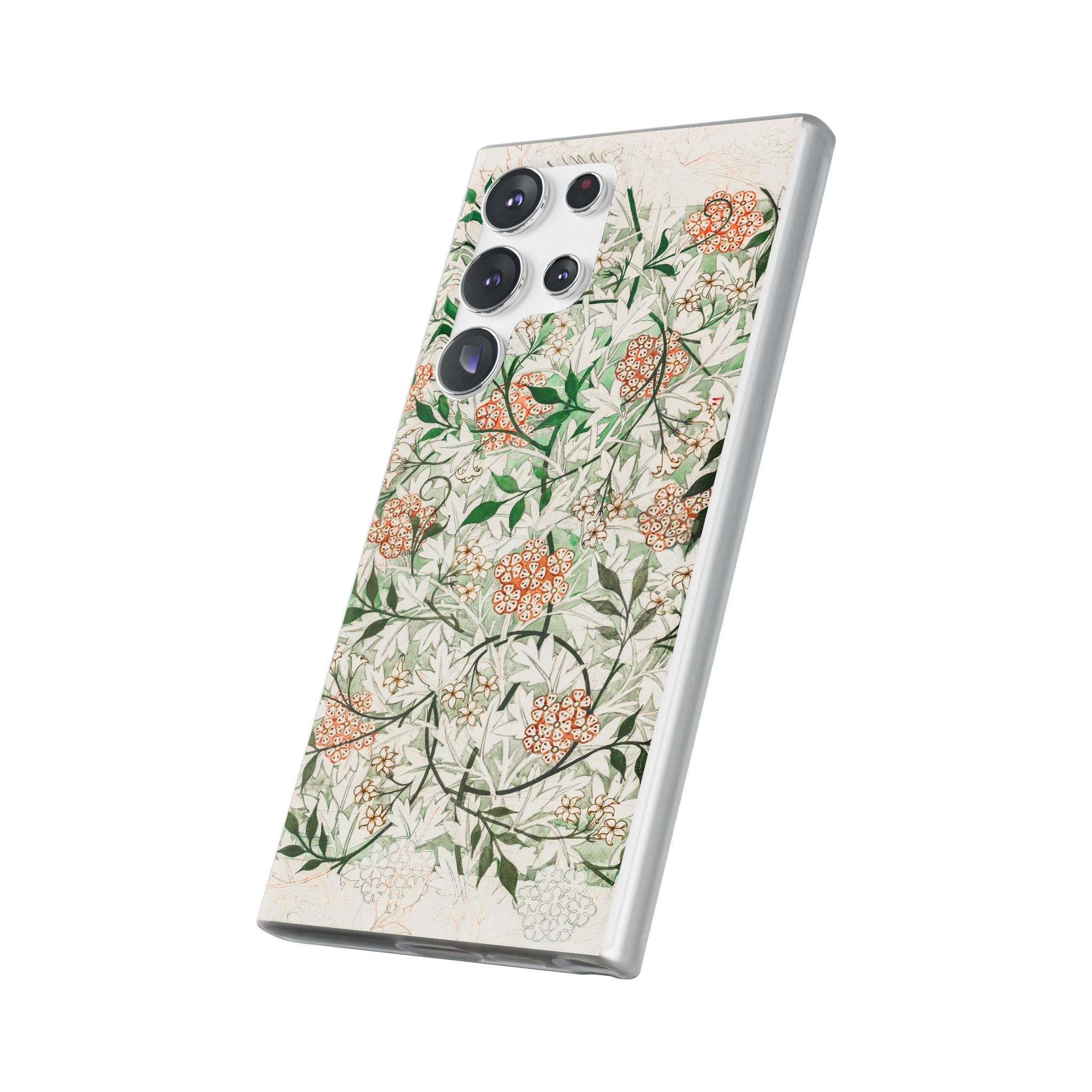 William Morris's (1834-1896) famous Jasmine pattern artwork - Flexi Case