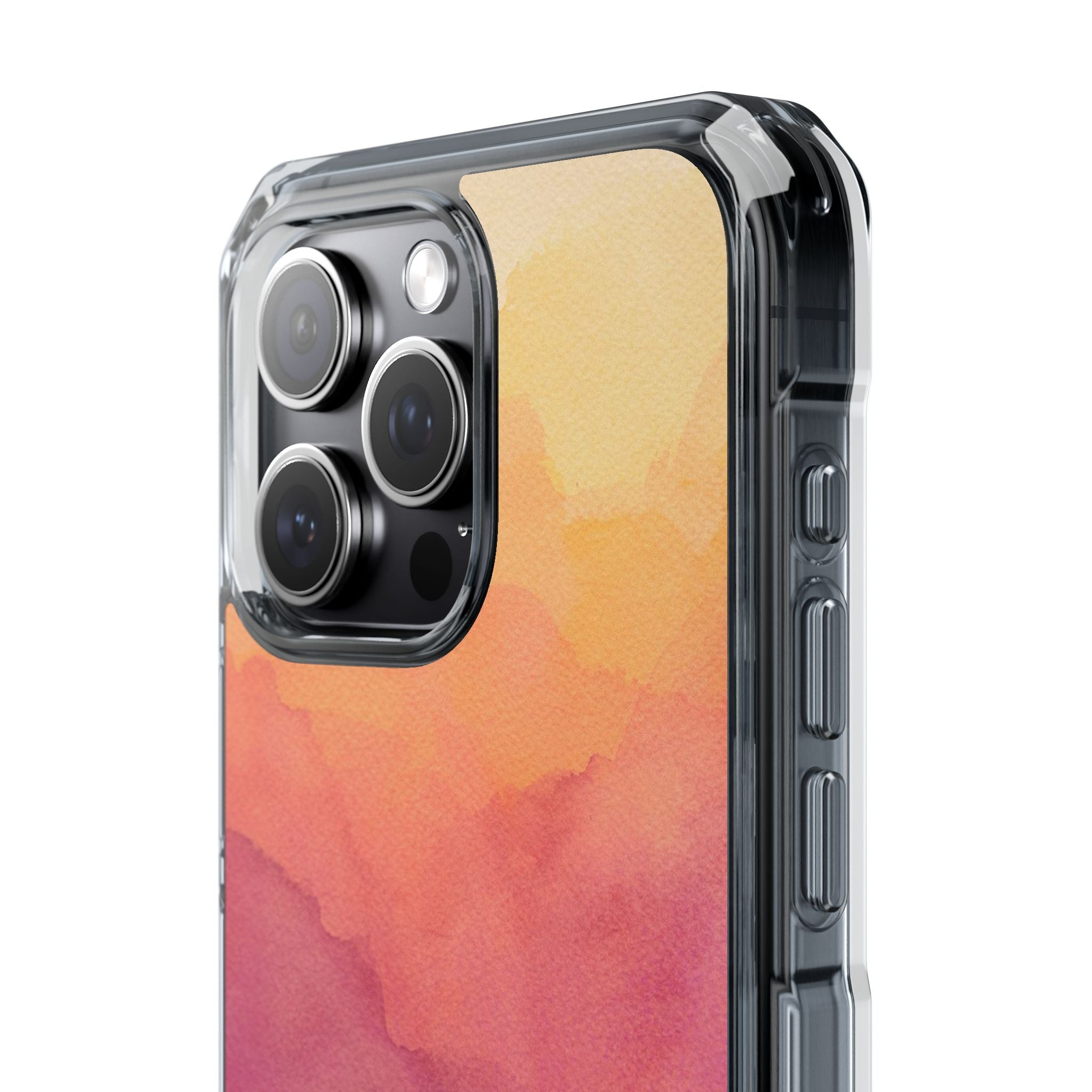 Watercolour Sunrise - Magnetic Clear Impact Case