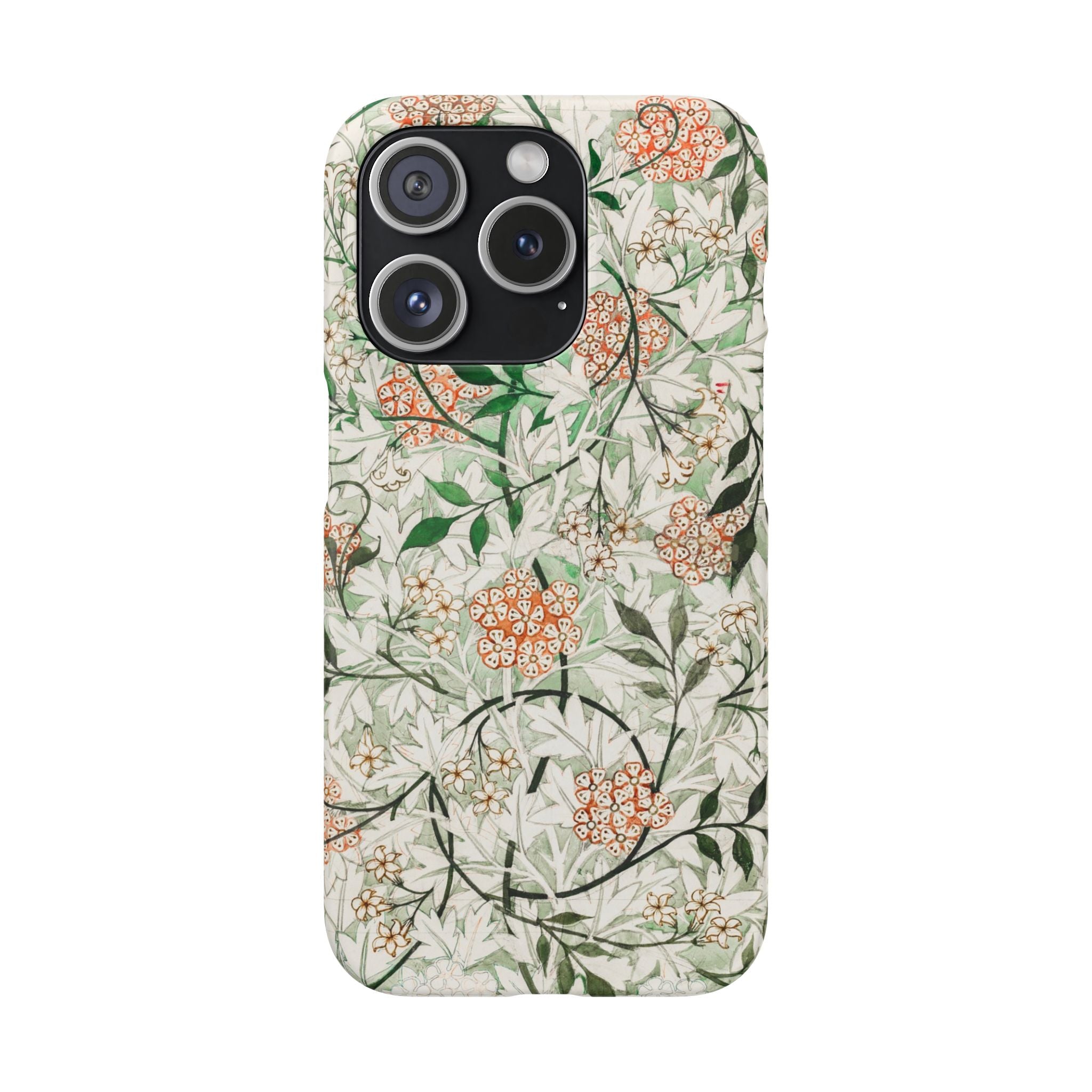 William Morris's (1834-1896) famous Jasmine pattern artwork - Snap Case