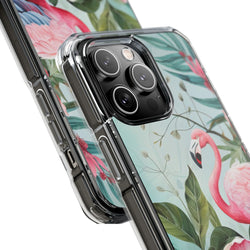 Image of Flamingo - Magnetic Clear Impact Case