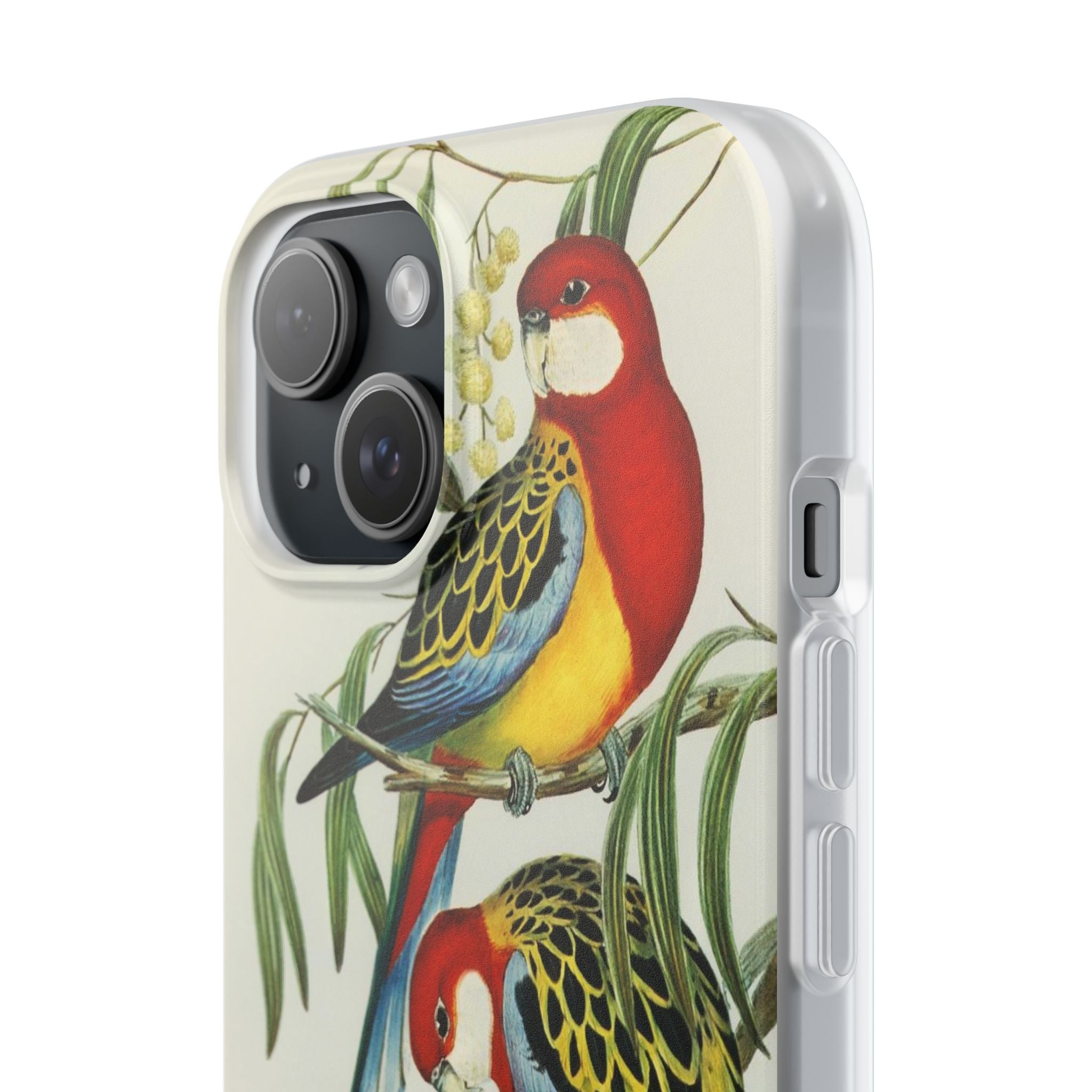 Rosehill Parakeet by Elizabeth Gould - Flexi Case