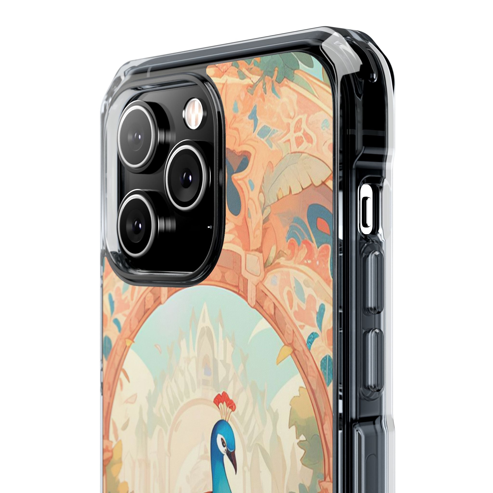 Peacock - Magnetic Clear Impact Case