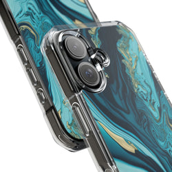 Image of Blue Marble - Magnetic Clear Impact Case