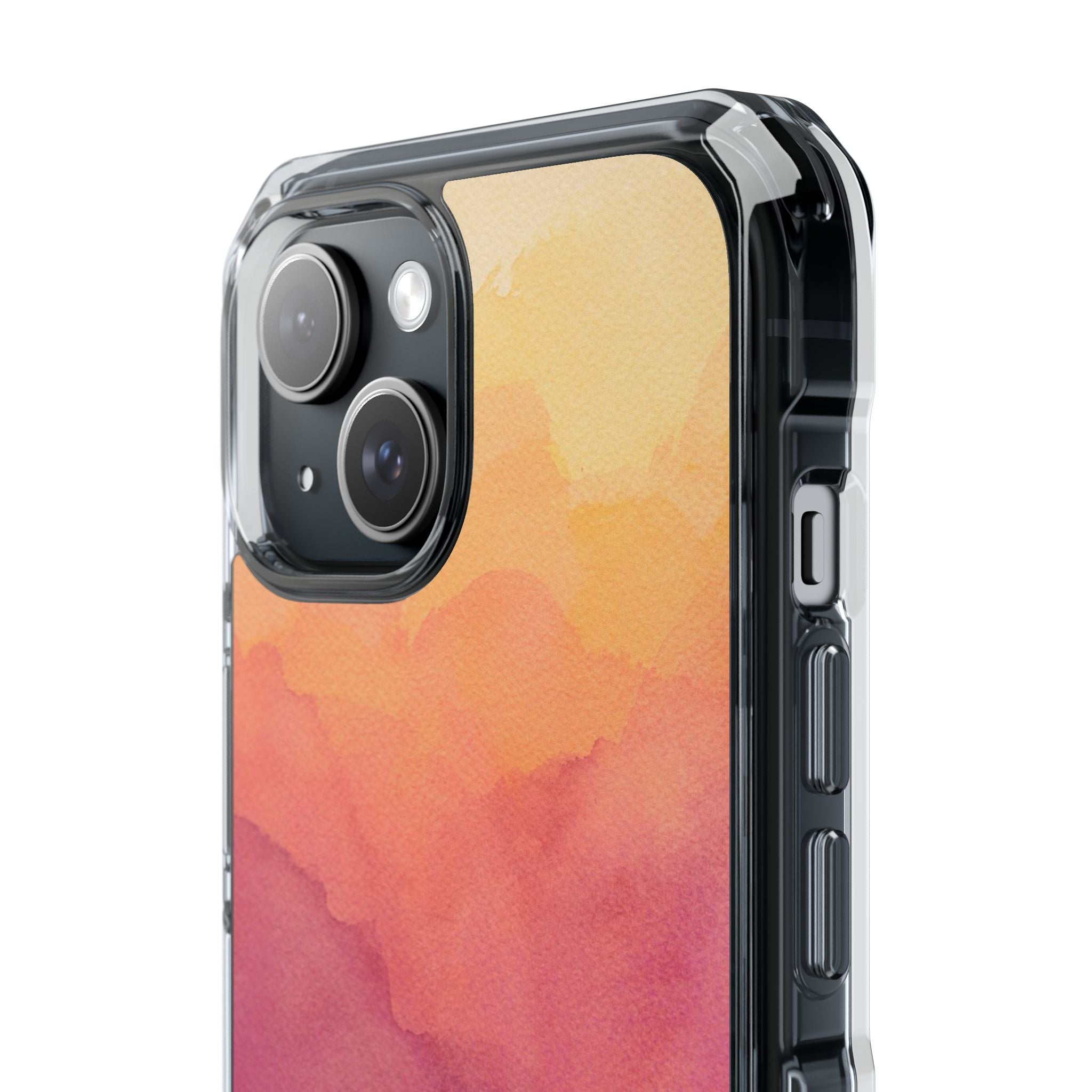 Watercolour Sunrise - Magnetic Clear Impact Case