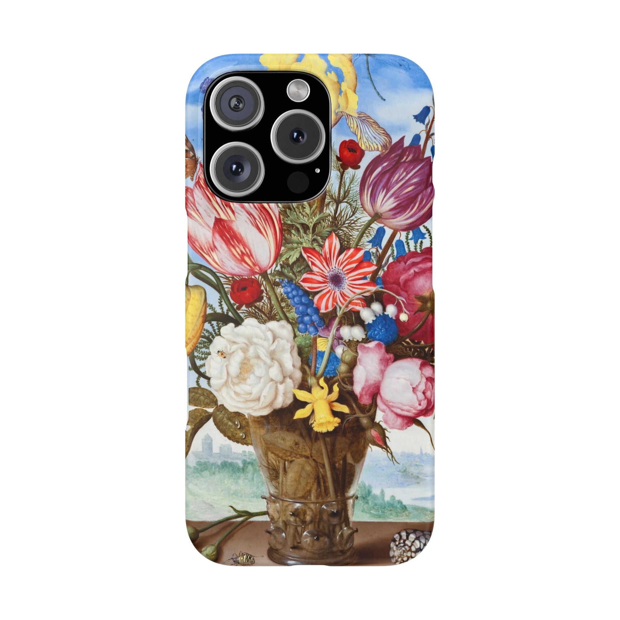 Bouquet of Flowers by Ambrosius Bosschaert - Snap Case