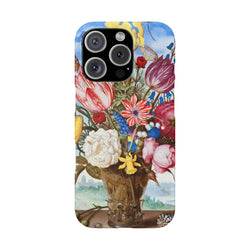 Image of Bouquet of Flowers by Ambrosius Bosschaert - Snap Case