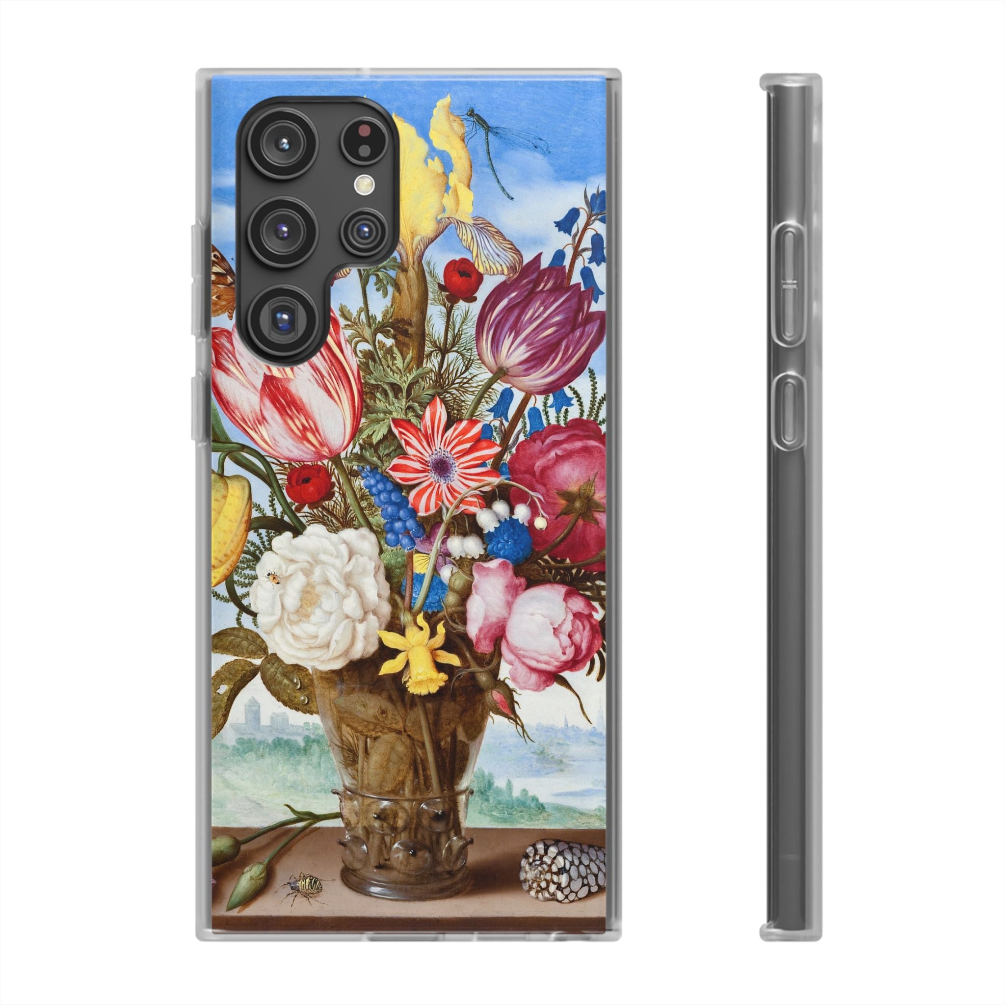 Bouquet of Flowers by Ambrosius Bosschaert - Flexi Case