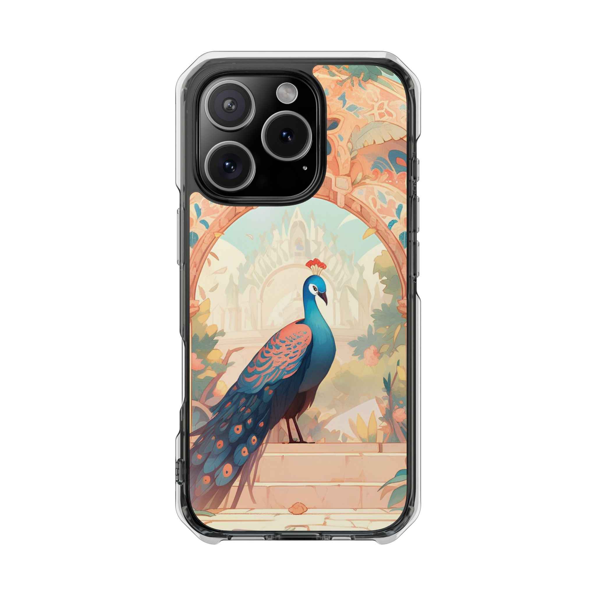 Peacock - Magnetic Clear Impact Case