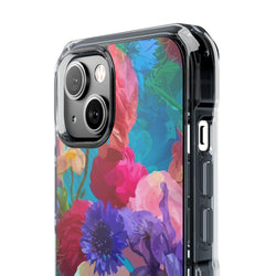 Image of Poppy Rose - Magnetic Clear Impact Case