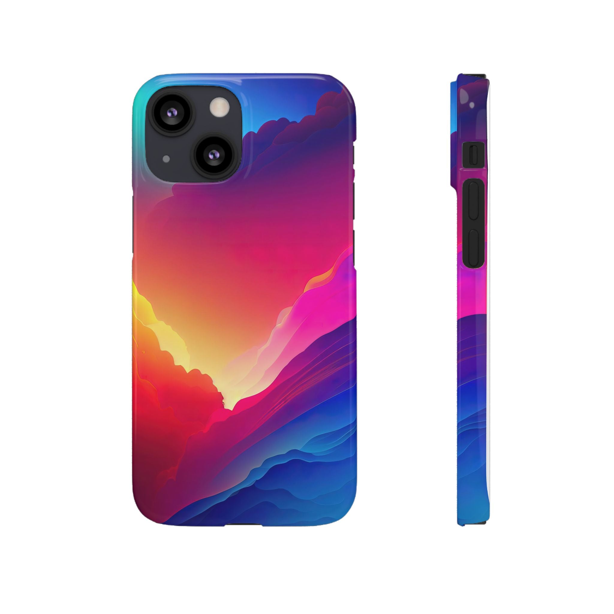 Rainbow Clouds - Snap Case