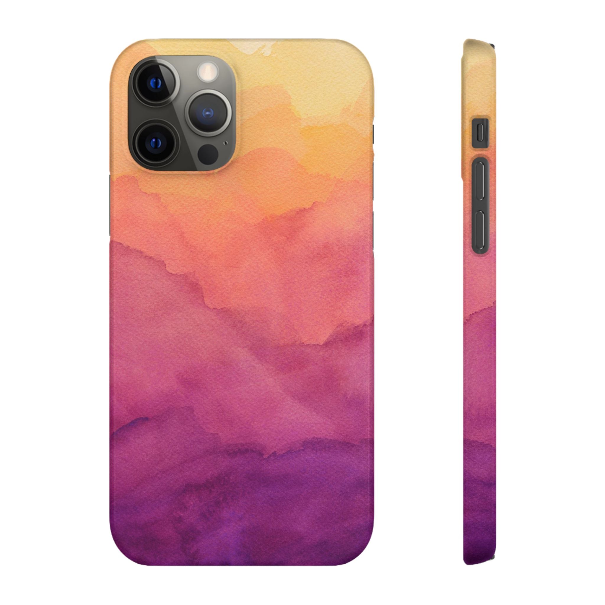 Watercolour Sunrise - Snap Case