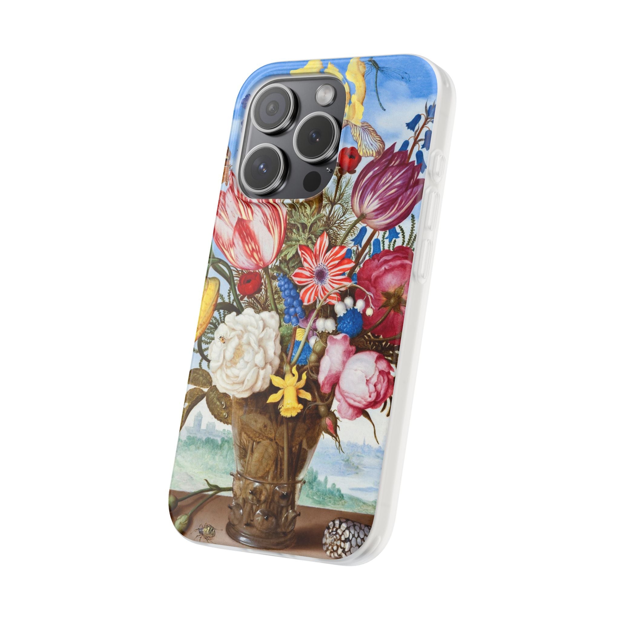 Bouquet of Flowers by Ambrosius Bosschaert - Flexi Case