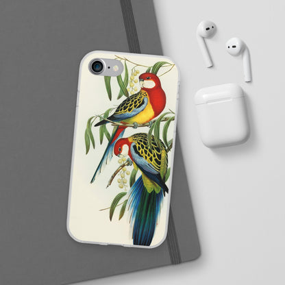 Rosehill Parakeet by Elizabeth Gould - Flexi Case
