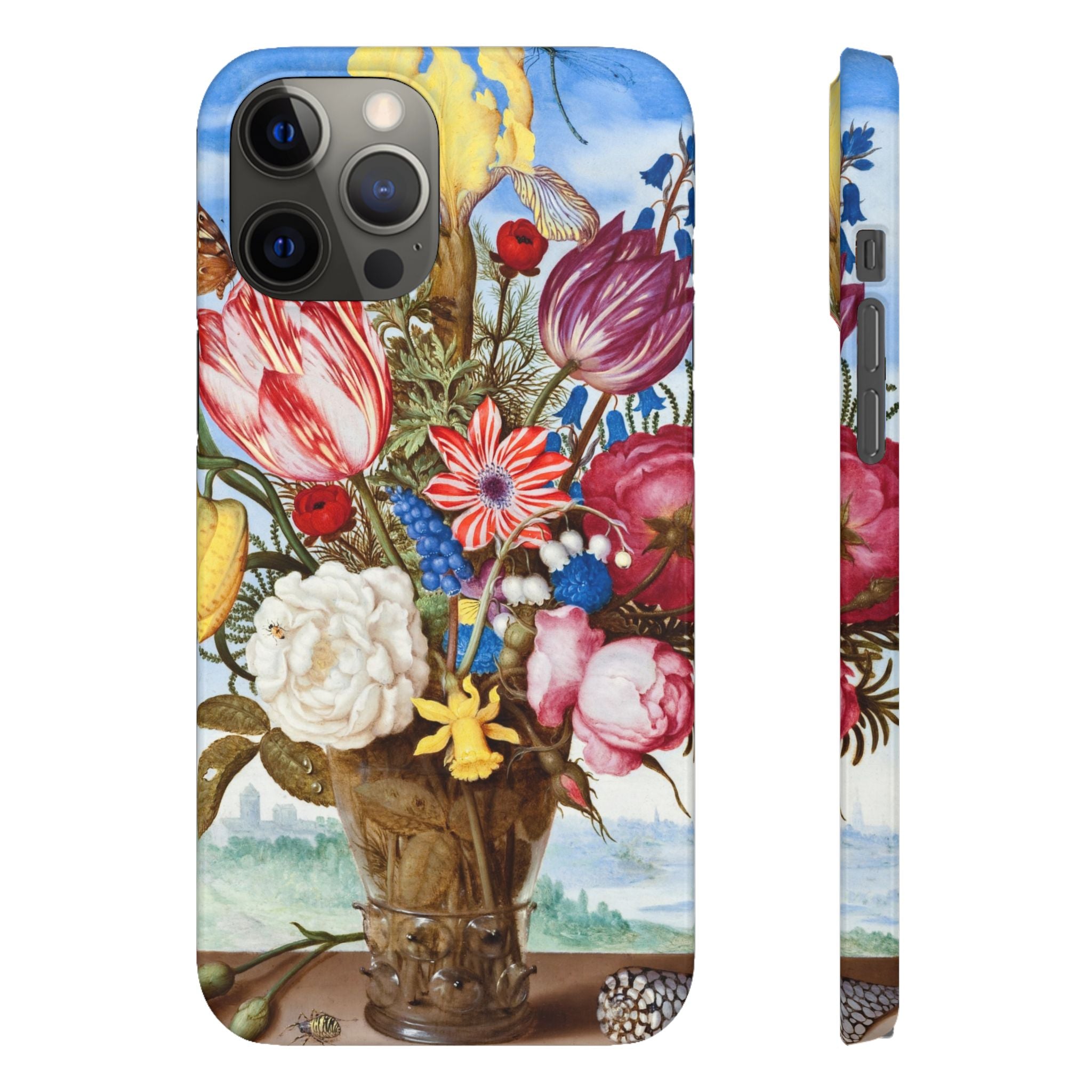 Bouquet of Flowers by Ambrosius Bosschaert - Snap Case