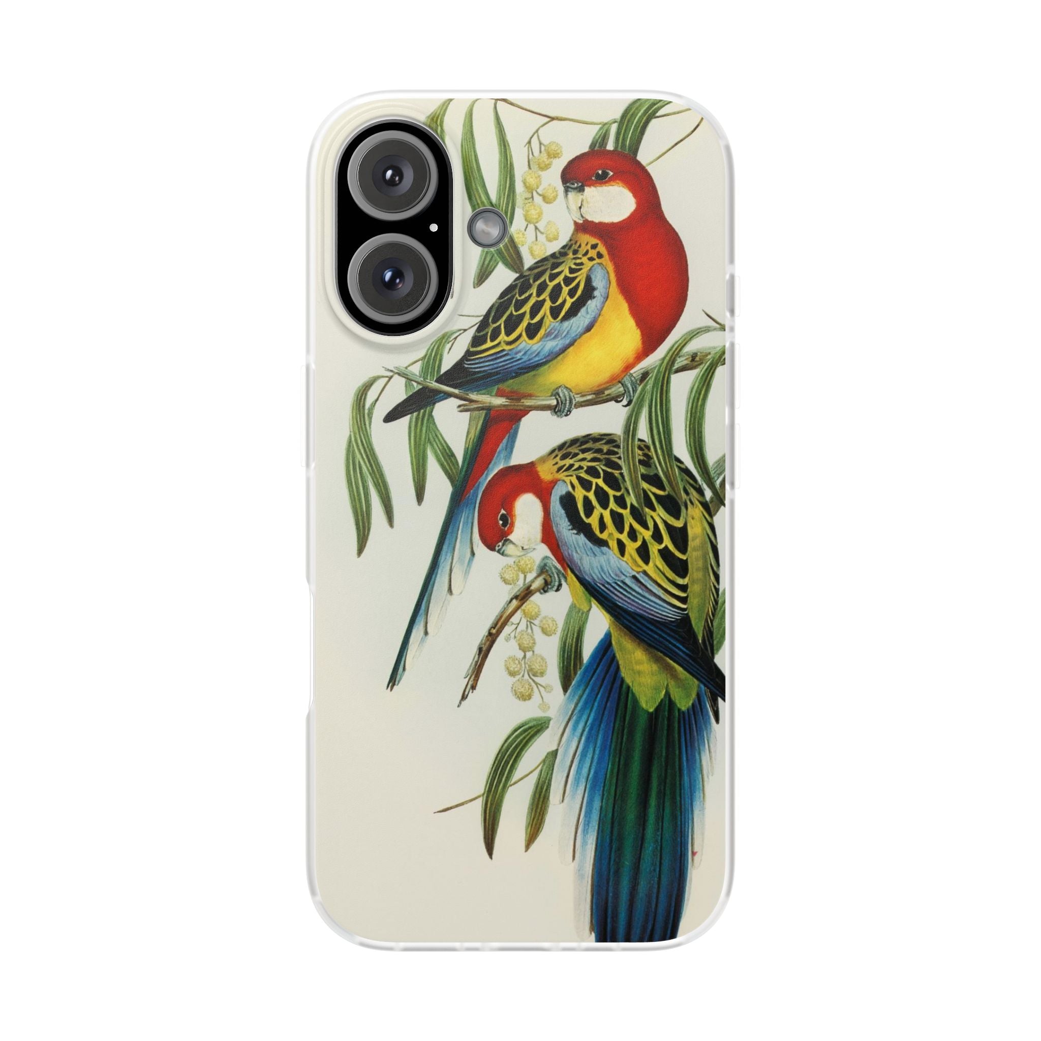 Rosehill Parakeet by Elizabeth Gould - Flexi Case