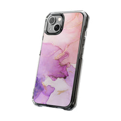 Image of Pink Marble - Magnetic Clear Impact Case