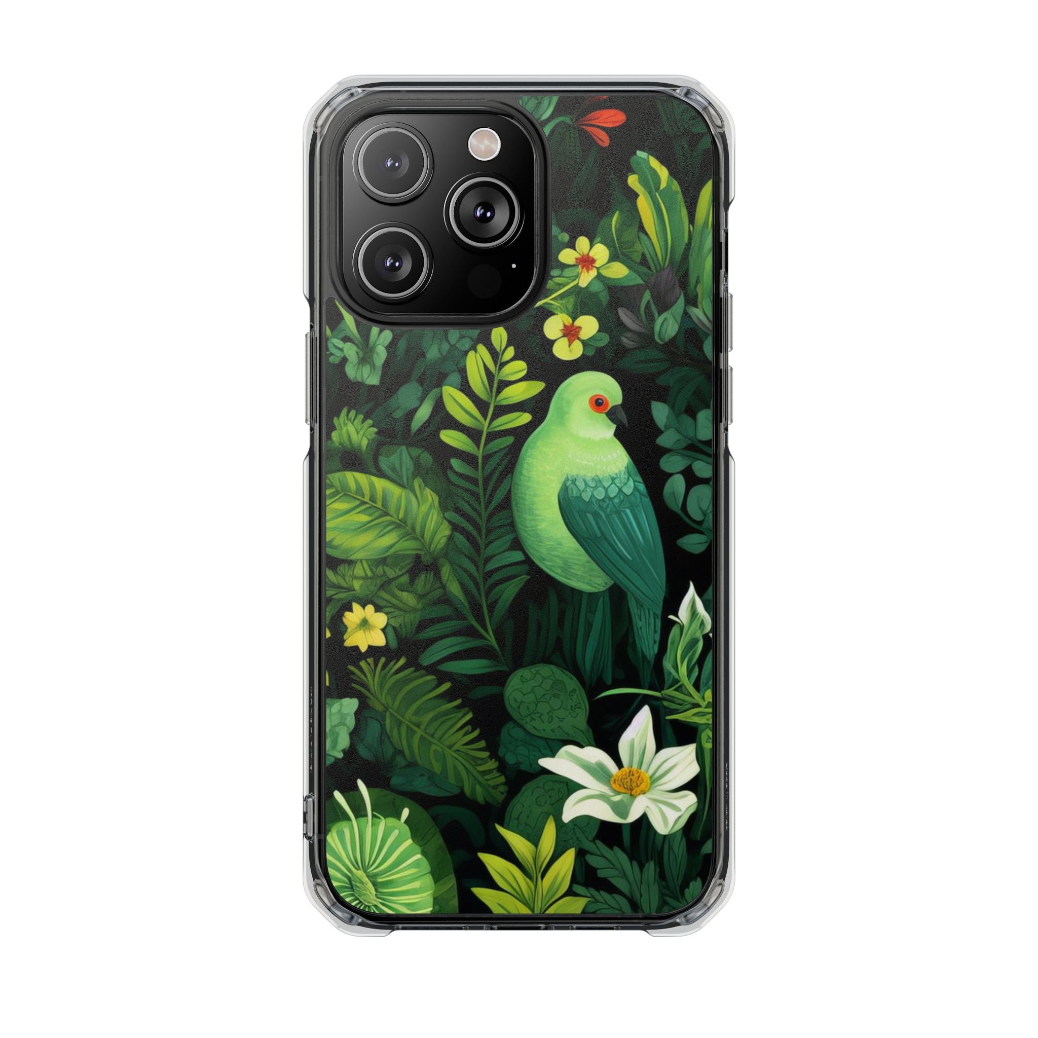 Bird of Green - Magnetic Clear Impact Case