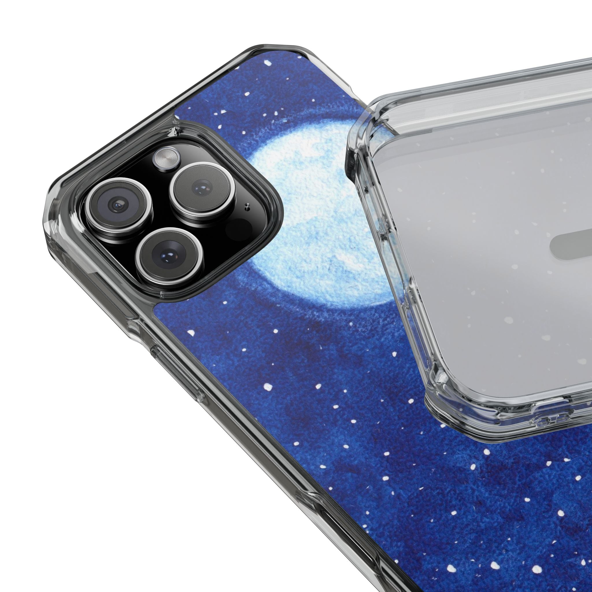 Night Moon - Magnetic Clear Impact Case