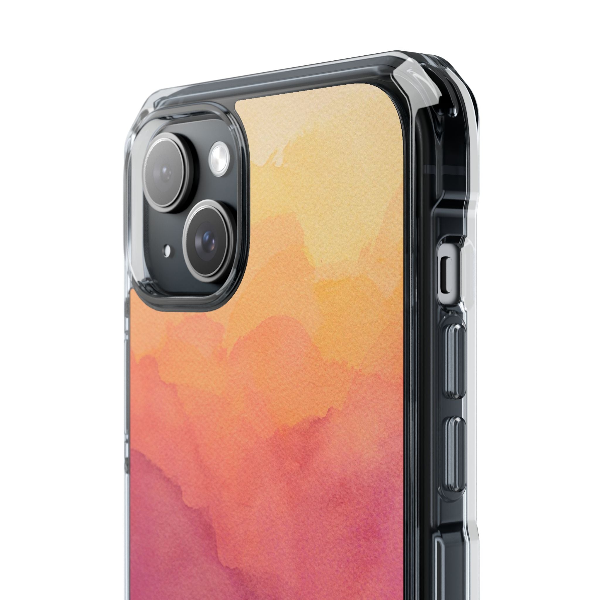 Watercolour Sunrise - Magnetic Clear Impact Case