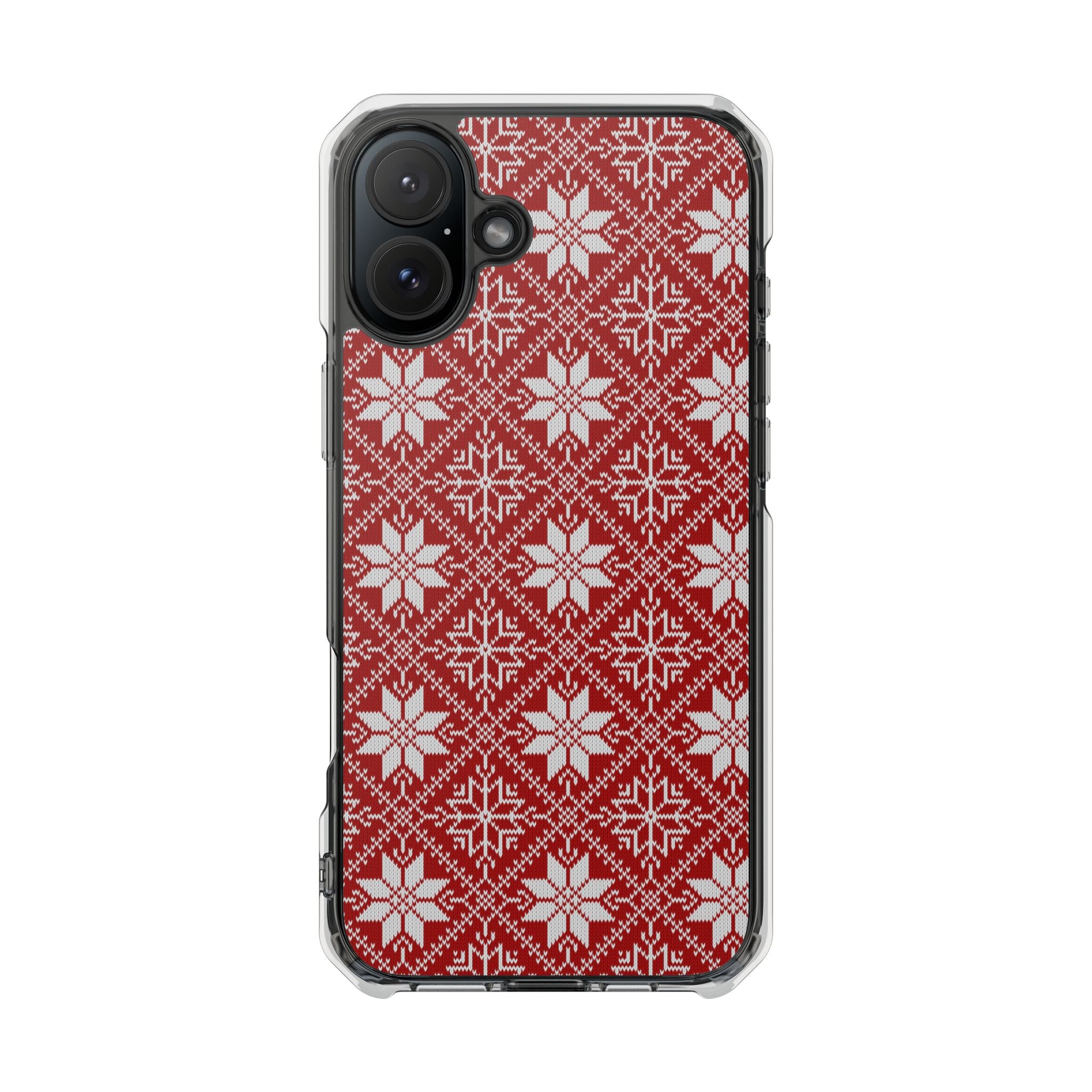 Snow Flake - Magnetic Clear Impact Case