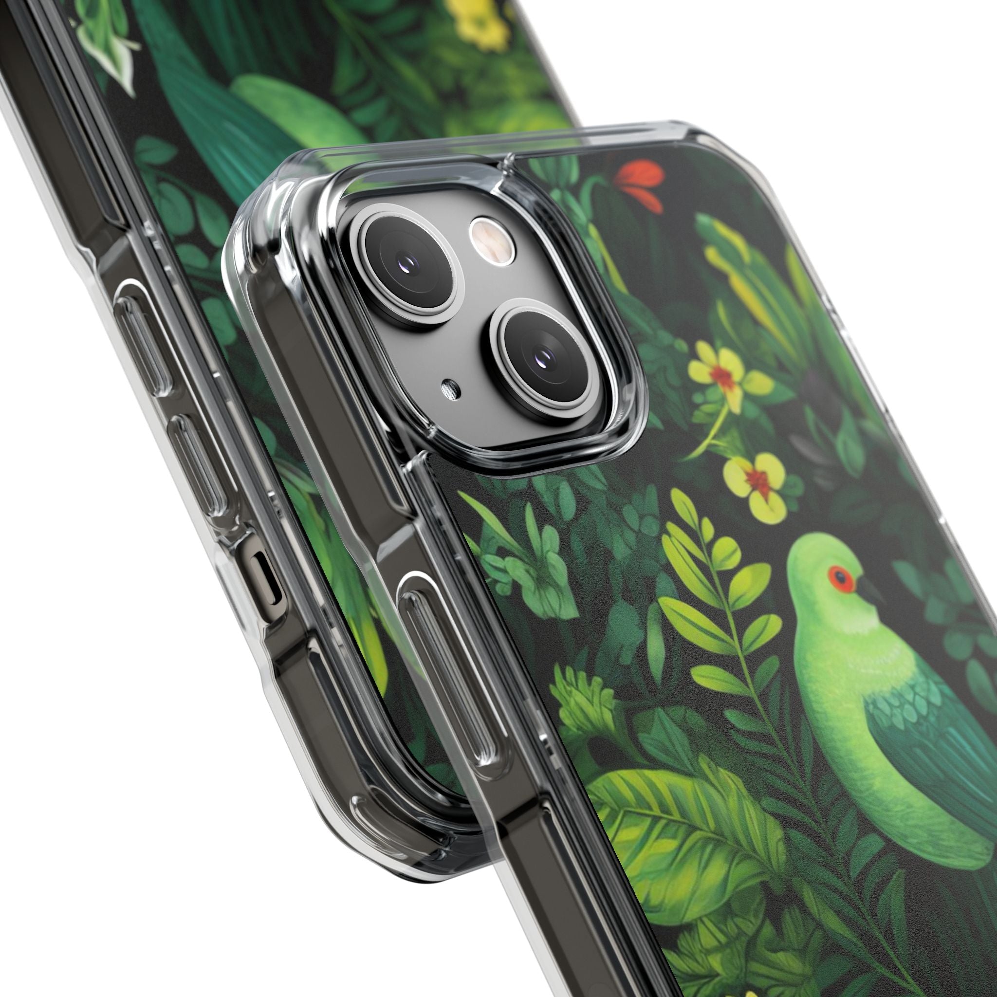 Bird of Green - Magnetic Clear Impact Case