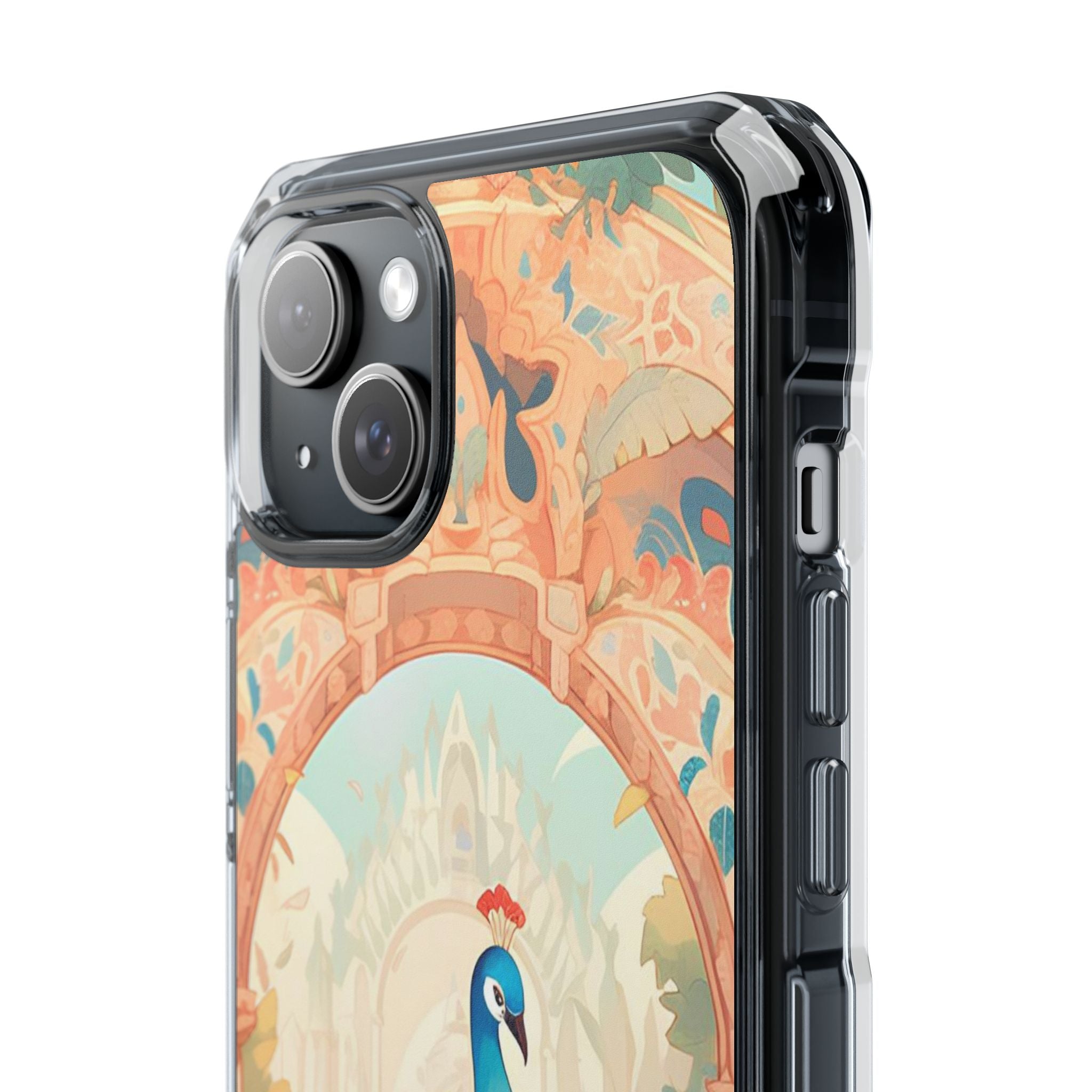 Peacock - Magnetic Clear Impact Case