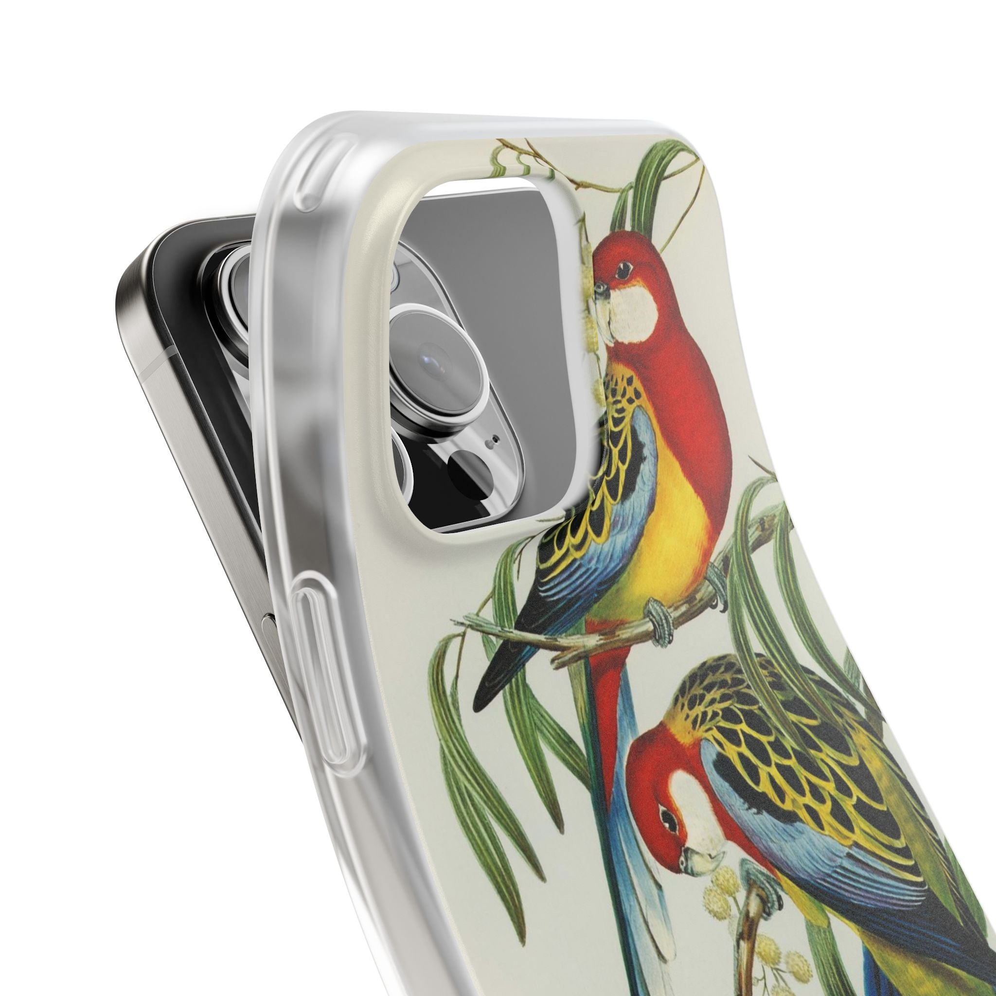 Rosehill Parakeet by Elizabeth Gould - Flexi Case