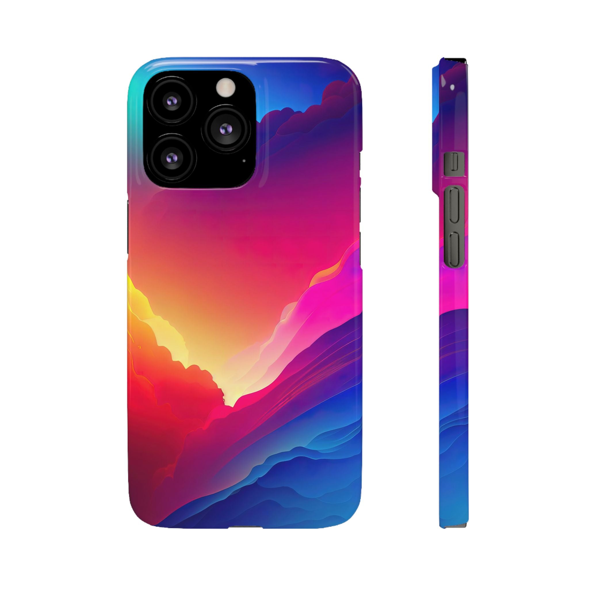 Rainbow Clouds - Snap Case