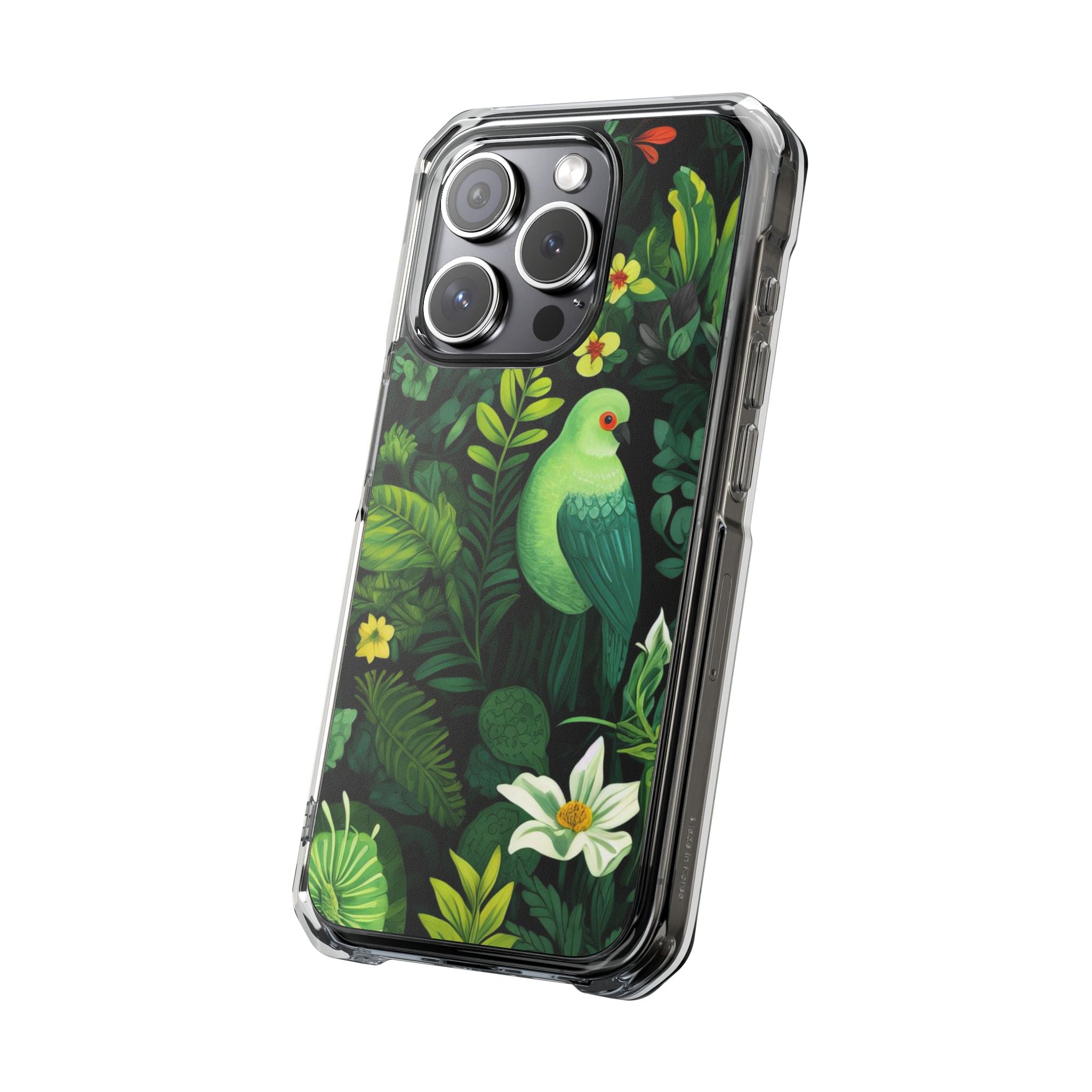 Bird of Green - Magnetic Clear Impact Case