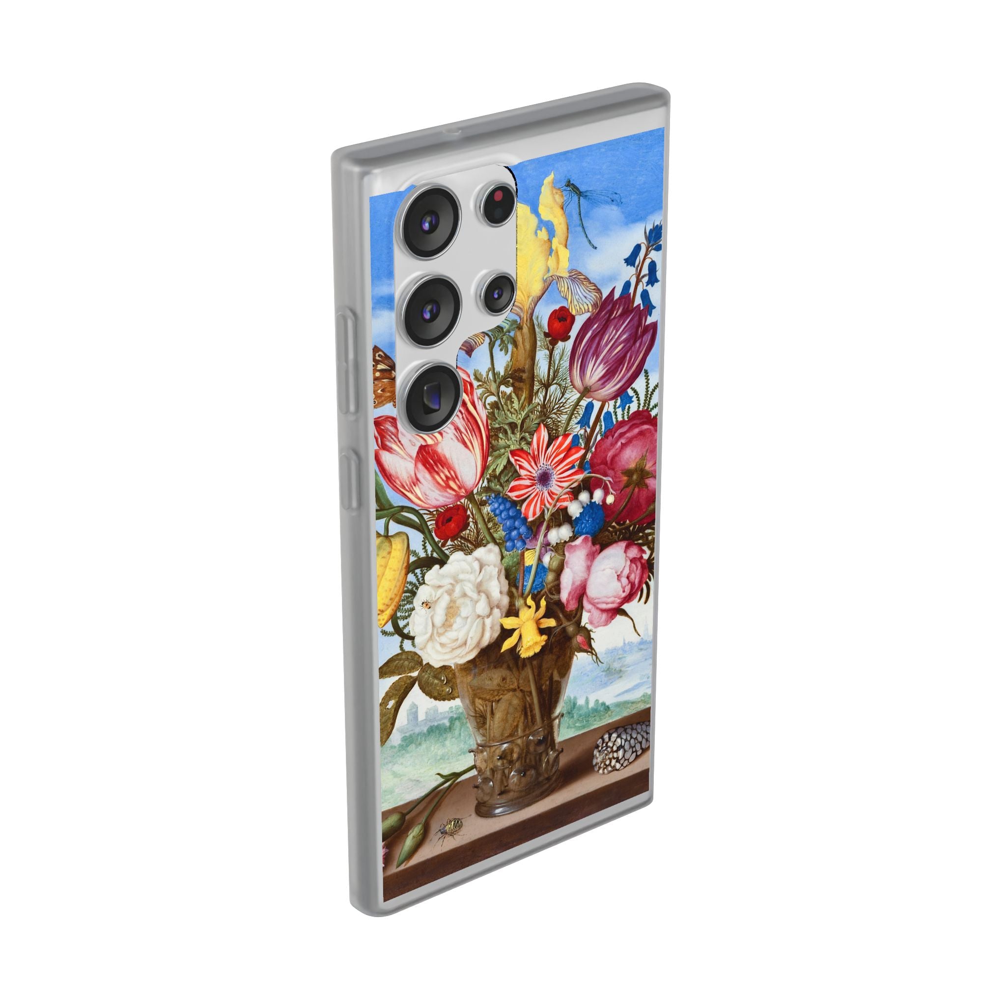 Bouquet of Flowers by Ambrosius Bosschaert - Flexi Case