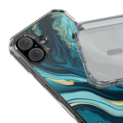 Image of Blue Marble - Magnetic Clear Impact Case