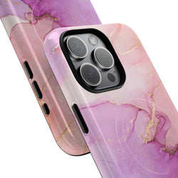 Image of Pink Marble - Tough Magnetic Case