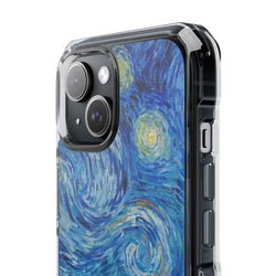 Image of Vincent Van Gogh's The Starry Night - Magnetic Clear Impact Case