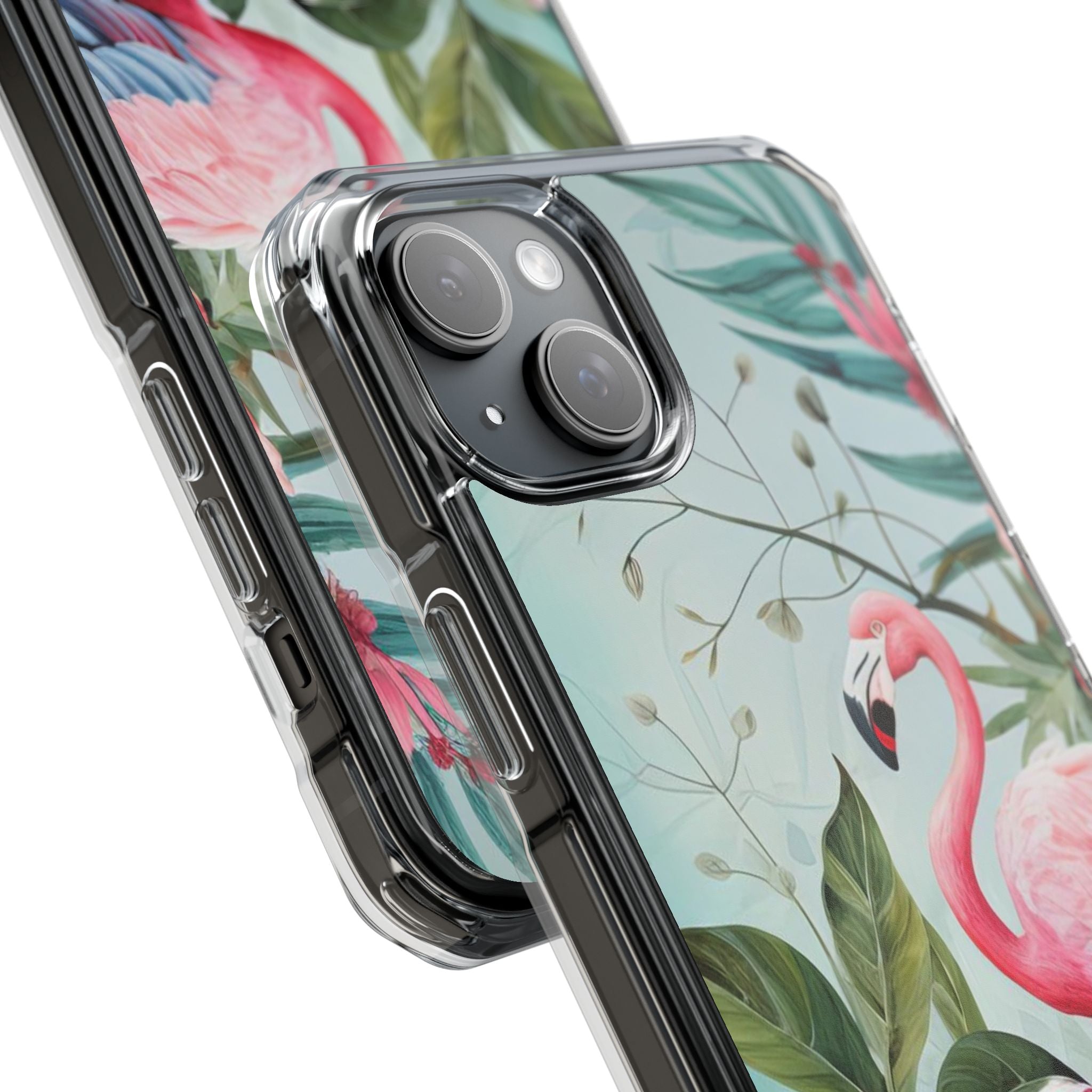 Flamingo - Magnetic Clear Impact Case