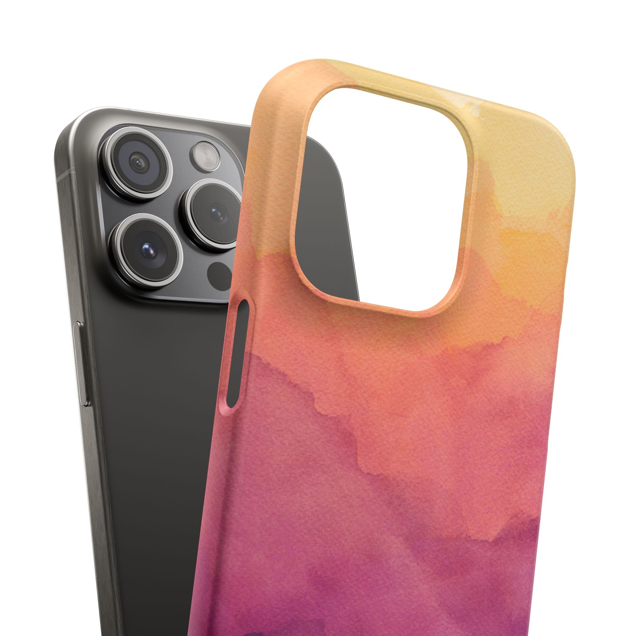 Watercolour Sunrise - Snap Case