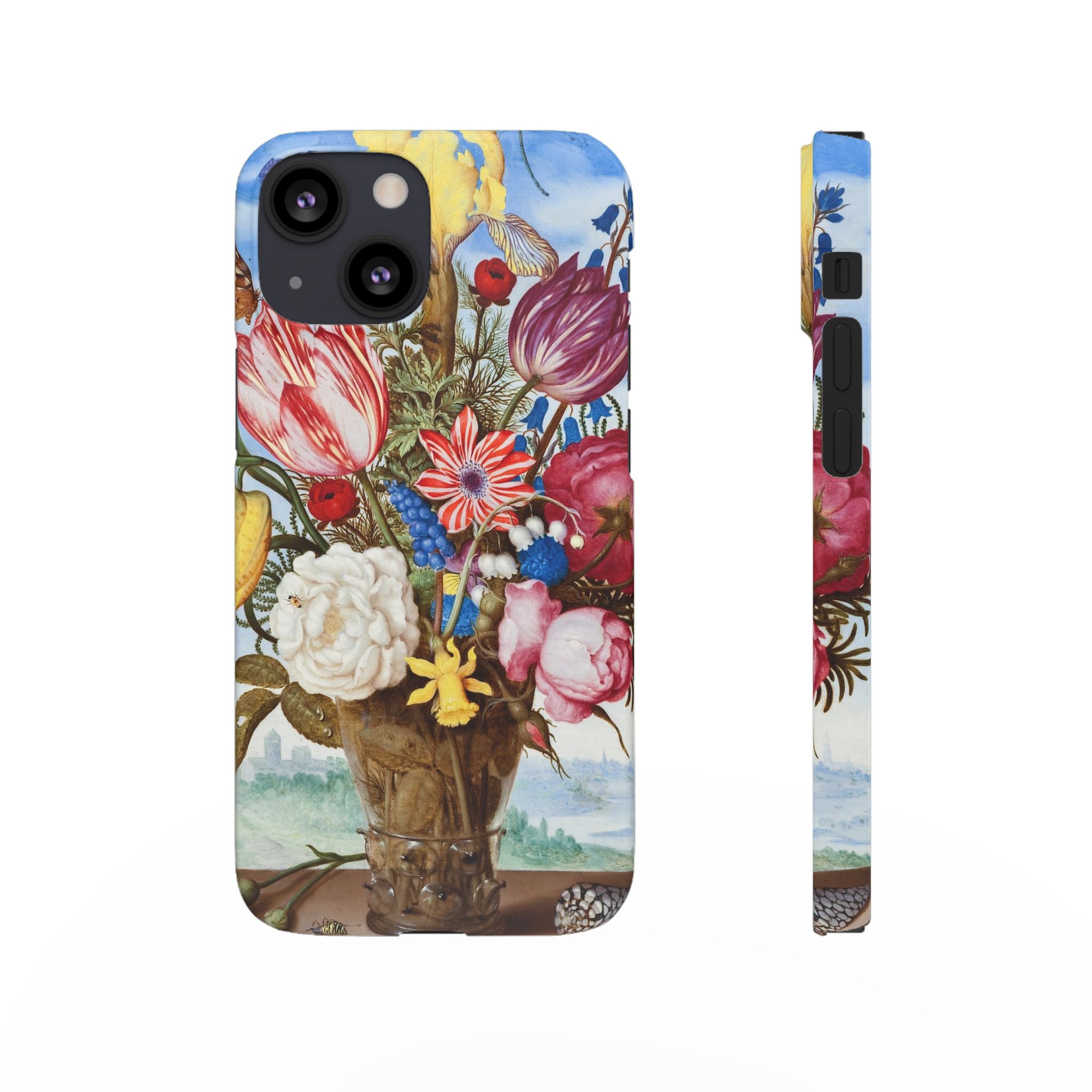 Bouquet of Flowers by Ambrosius Bosschaert - Snap Case