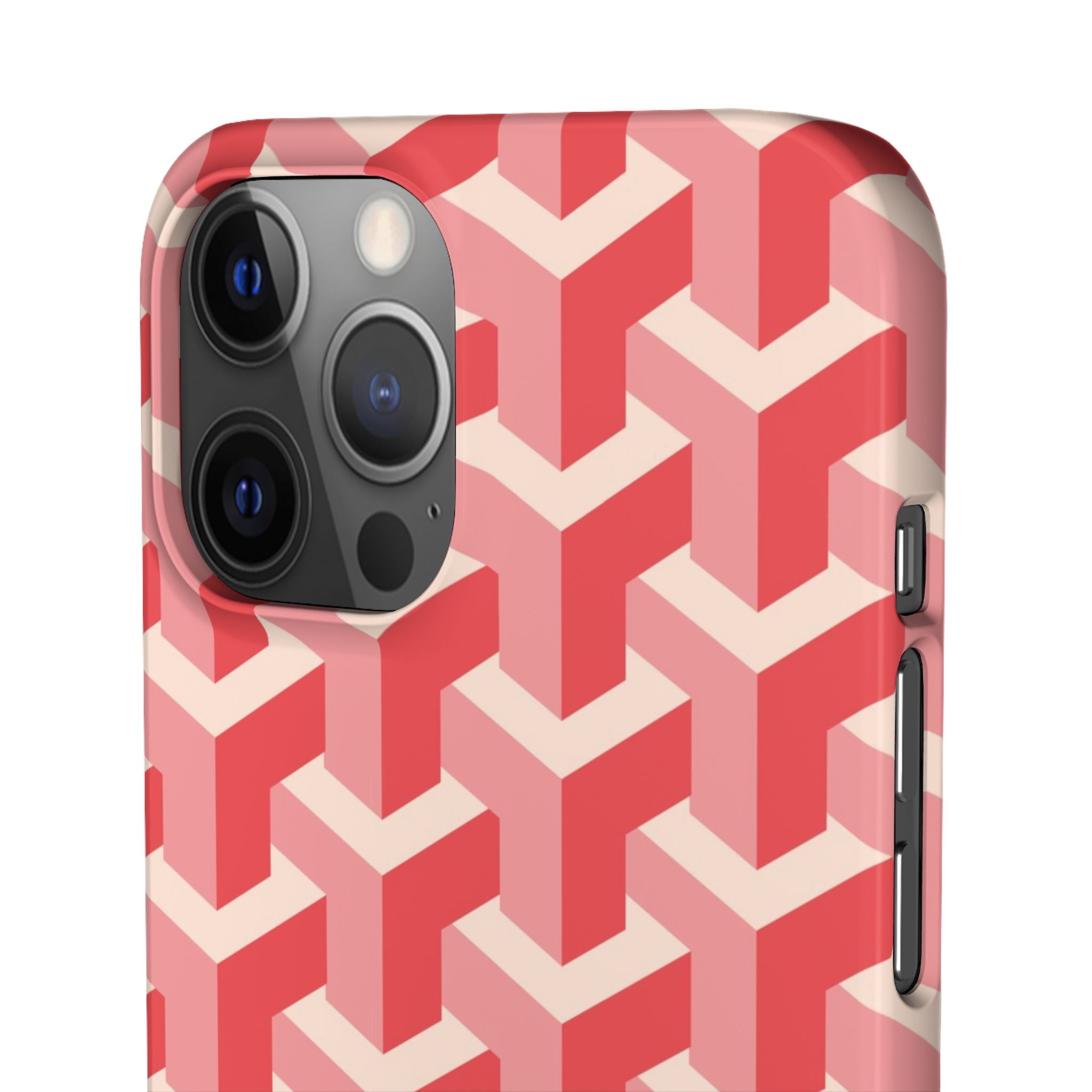 Pink Geo - Snap Case