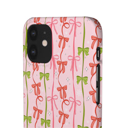 Image of Christmas Ribbon - Snap Case